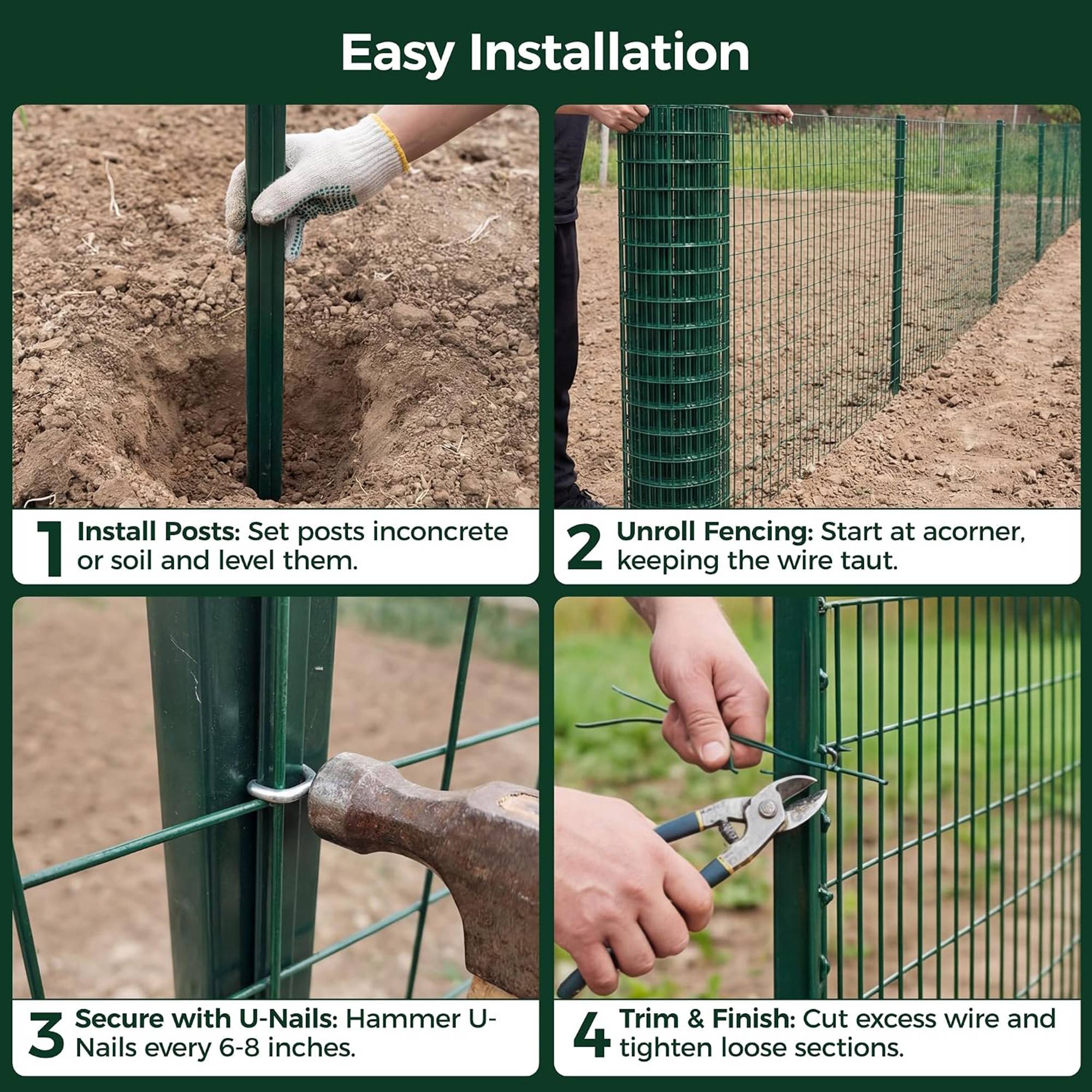 Vivo Technologies Chicken Wire Mesh Fence Plant Support 1.02m x 10m - 2 Pack - Image 5
