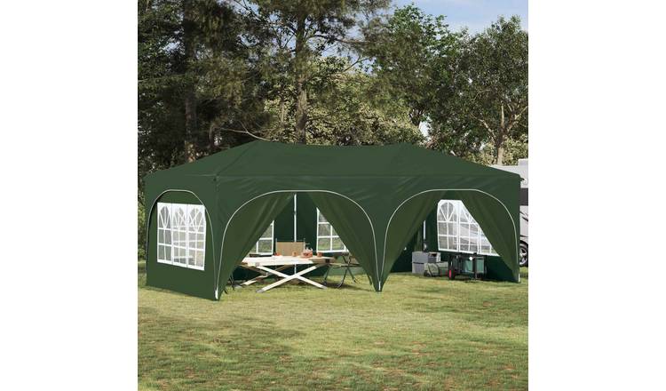 Walplus 575 x 288 x 245 cm Garden Oxford Fabric Pop-up Party Tent - Green