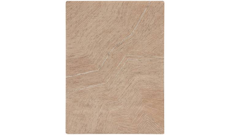 Mega Flooring Beige Modern Abstract Rug - 119 x 180cm