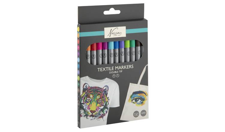 Totum Textile Dual Markers Childrens Craft Activity Set - 18 Piece