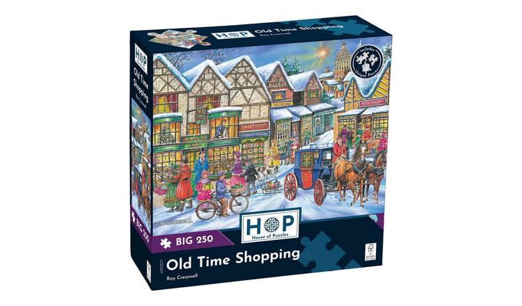 The House of Puzzles Old Time Shopping BIG 250 Puzzle 3 Years +