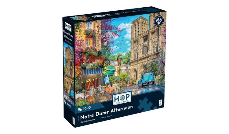 The House of Puzzles Notre Dame Afternoon 1000 Piece Jigsaw Puzzle