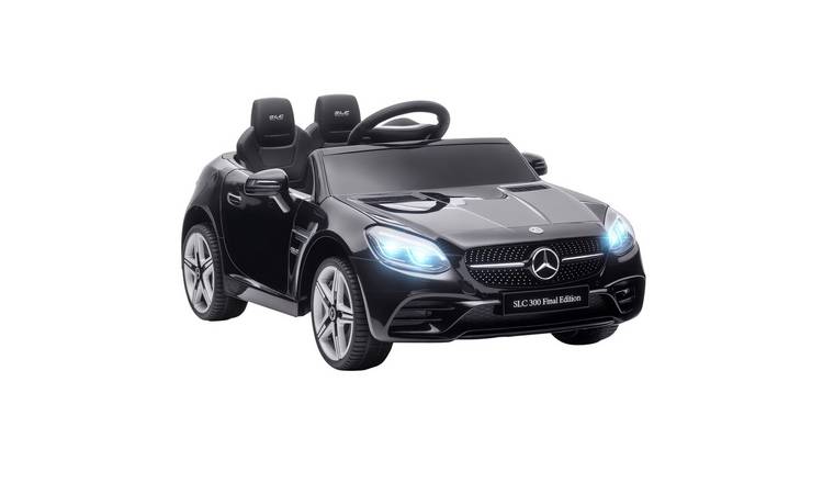 AIYAPLAY Benz SLC 300 12V Parental Remote 3-6 Years Electric Ride On Car – Black