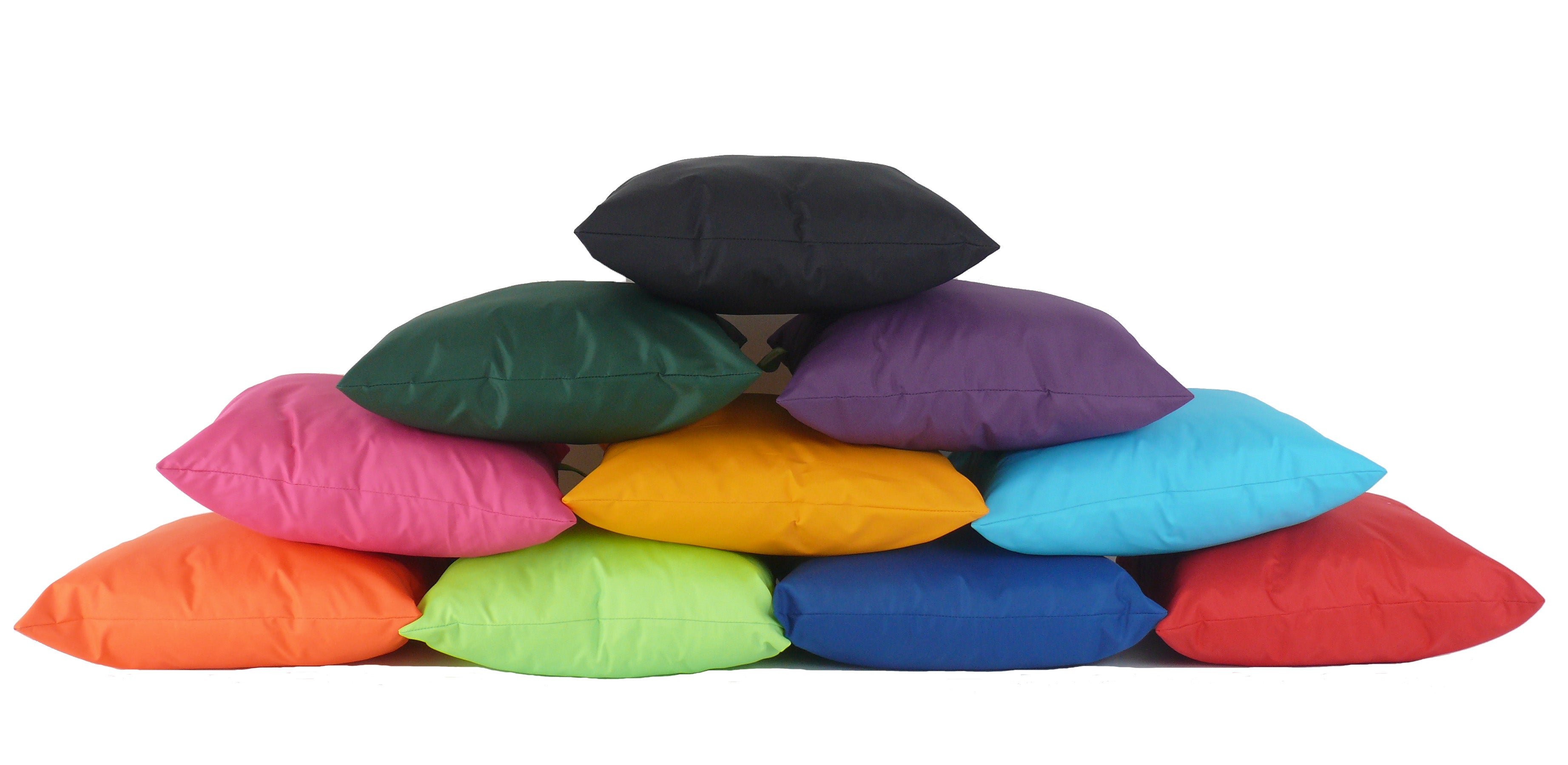 Bean Lazy Outdoor Garden Furniture Seat Scatter Cushion with Pad Red - Image 2