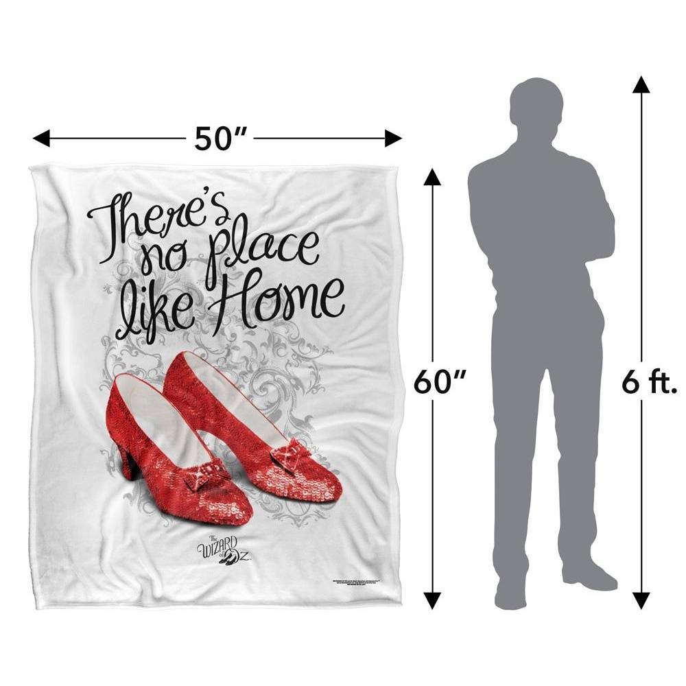 The Wizard Of Oz Theres No Place Like Home Ruby Slippers Blanket - 152cm x 127cm - Image 5