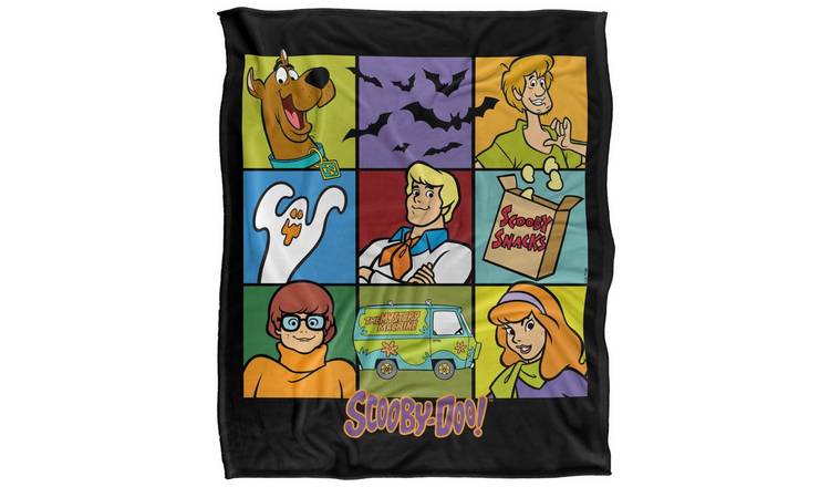 Scooby Doo Squares Supersoft Blanket - 147cm x 91cm