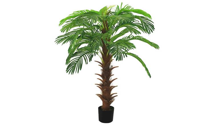 Walplus Artificial Cycas Palm with Pot - Green - 140 cm