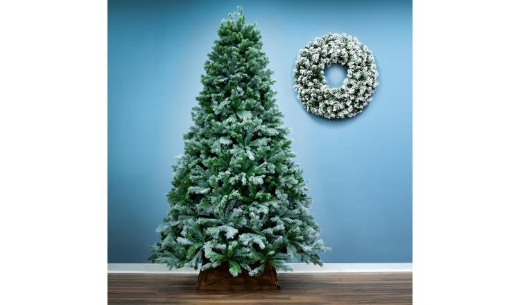 Christmas Tree World 8ft Arbor Blue Pine Christmas Tree