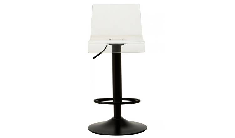 Orsina Baina Acrylic Bar Stool – Clear & Black