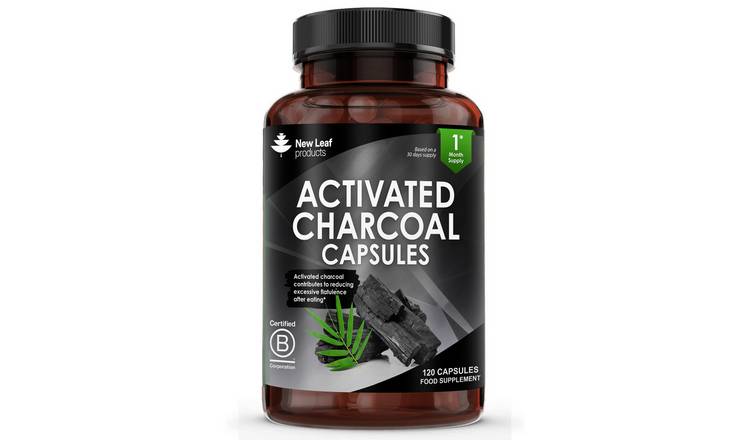 New Leaf Activated Charcoal 1040mg - 120 Capsules