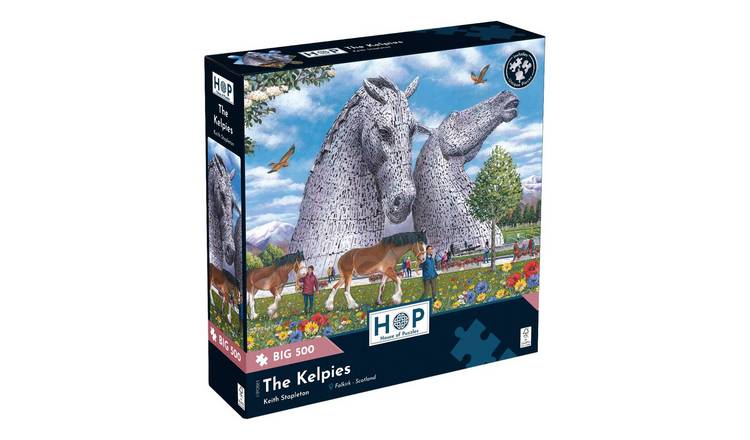 The House of Puzzles The Kelpies BIG 500 Piece Jigsaw Puzzle
