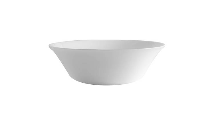 Bormioli Rocco White Moon Glass 27cm Serving Bowl