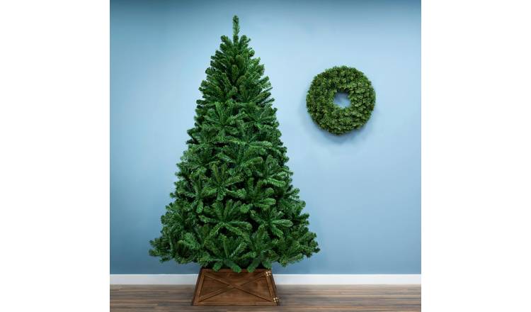 Christmas Tree World 18ft Arbor Vitae Fir Hook-On Branches Tree