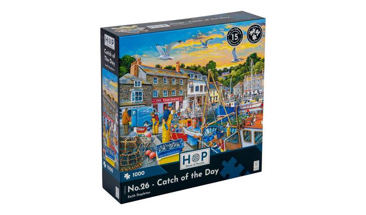The House of Puzzles No. 26 - Catch of the Day 1000 Piece Jigsaw Puzzle