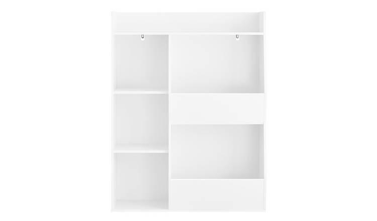 SoBuy 5 Shelf Children's Bookshelf And Toy Storage Unit - White