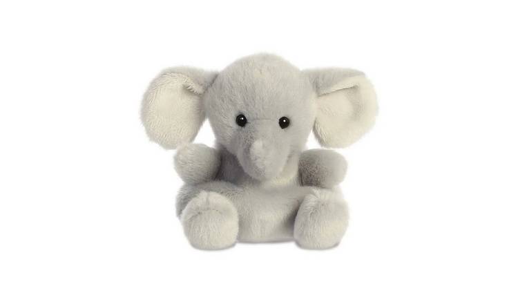 Palm Pals Stomps Elephant Soft Toy - Grey, 12cm