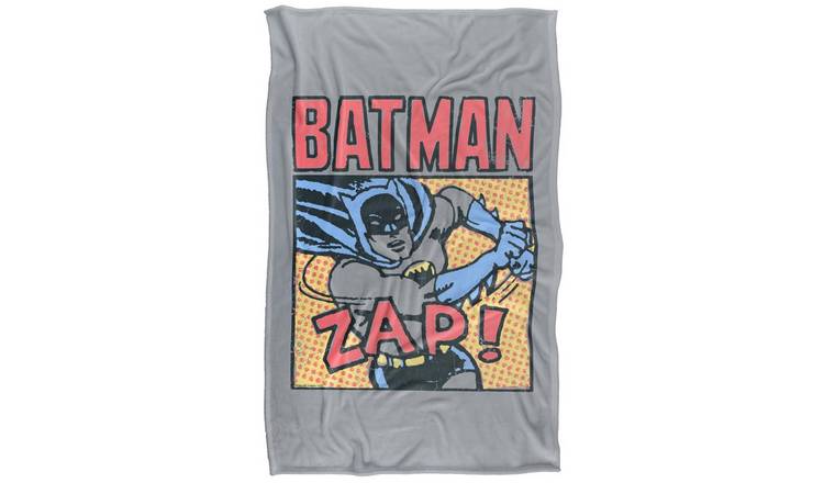 Batman Zap Soft Touch Blanket - 147cm x 91cm