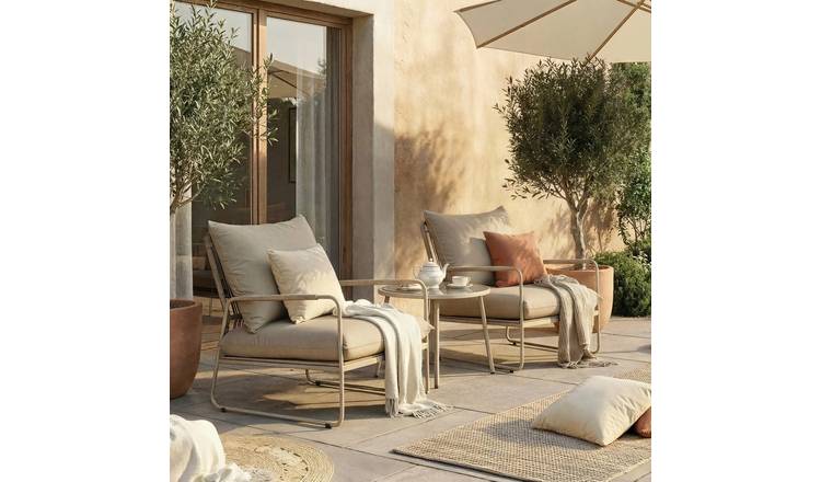 Artemis Home Sorella 2 Seat Patio Conversation Set - Beige