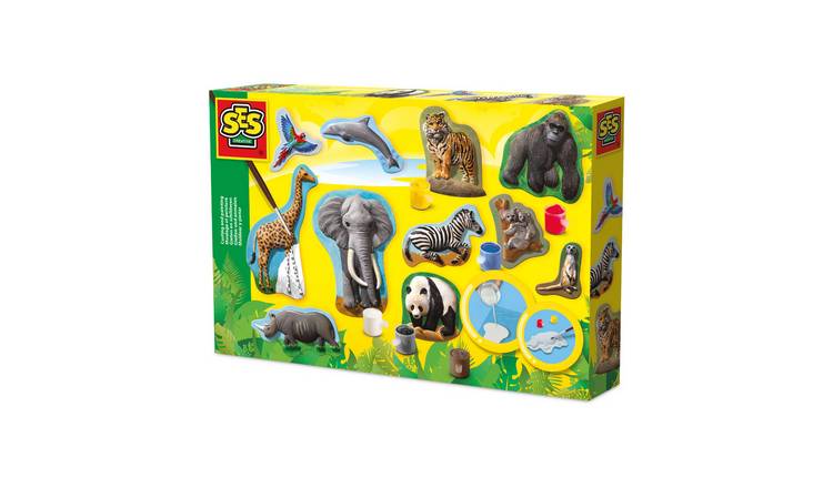 SES Creative Animals Casting and Painting Craft Set - Age 5+