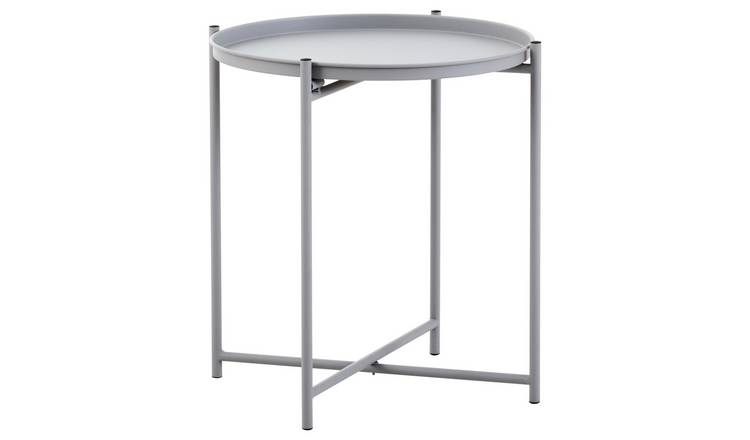 Orsina Trosa Iron Side Table - Grey