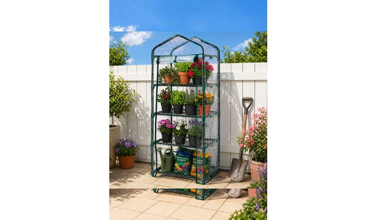 Neo 4 Tier Mini Greenhouse with Steel Frame