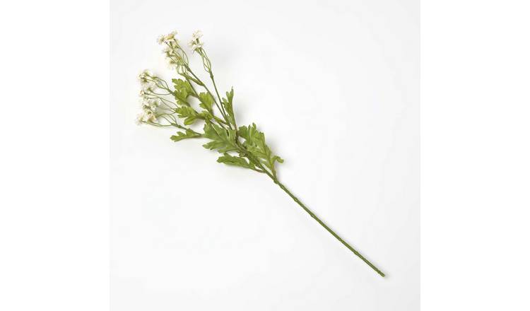Homescapes Handcrafted Wild Daisy Flower Stem - White