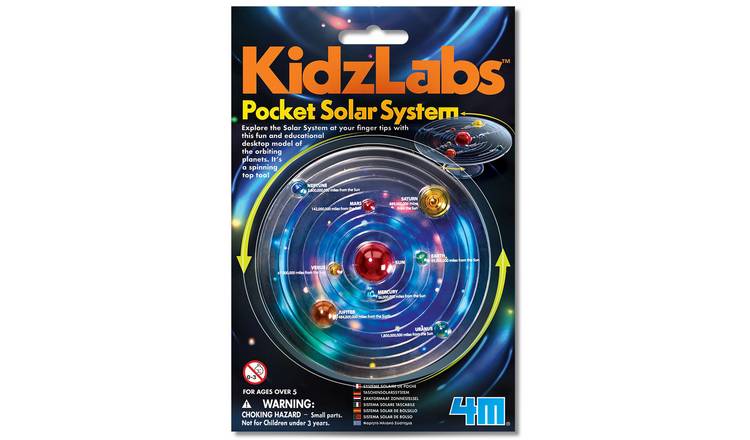 4M Kidzlabs Pocket Solar System - 5 Years +