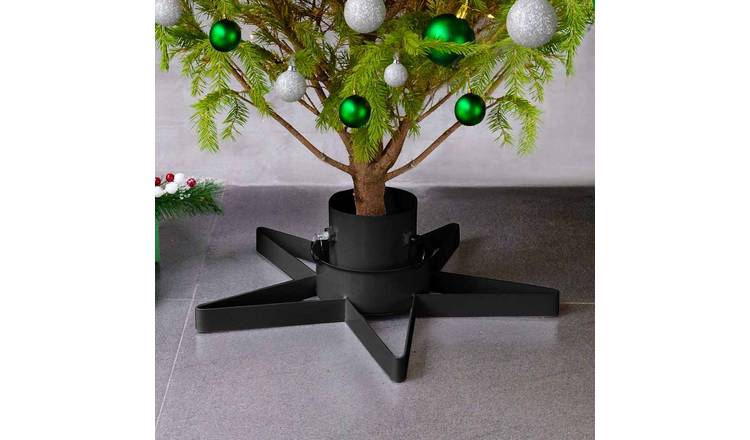 Walplus Christmas Tree Stand - Black - 47 x 47 x 13.5 cm