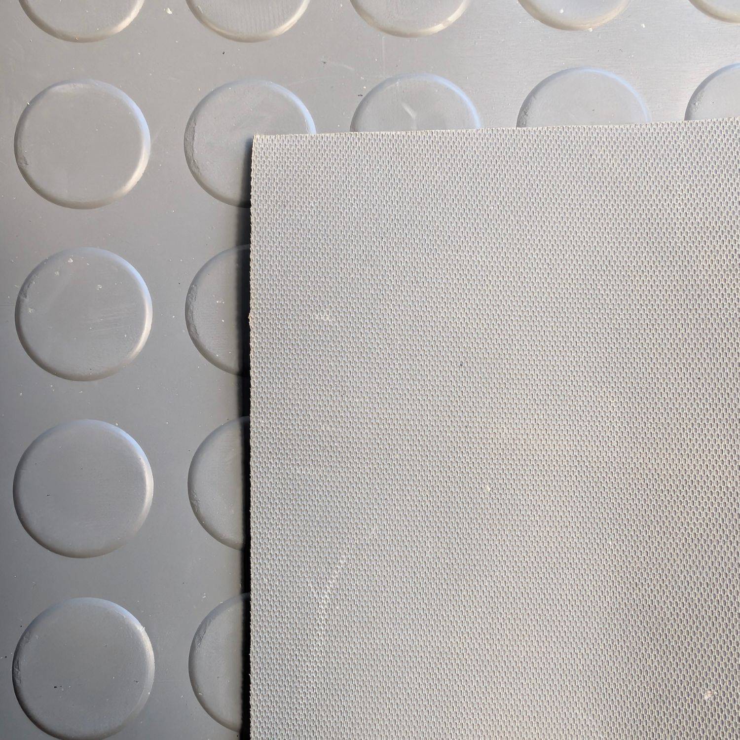 Ark Mat Grey 3mm Thick Coin Rubber Flooring Roll - 1m x 2m - Image 4