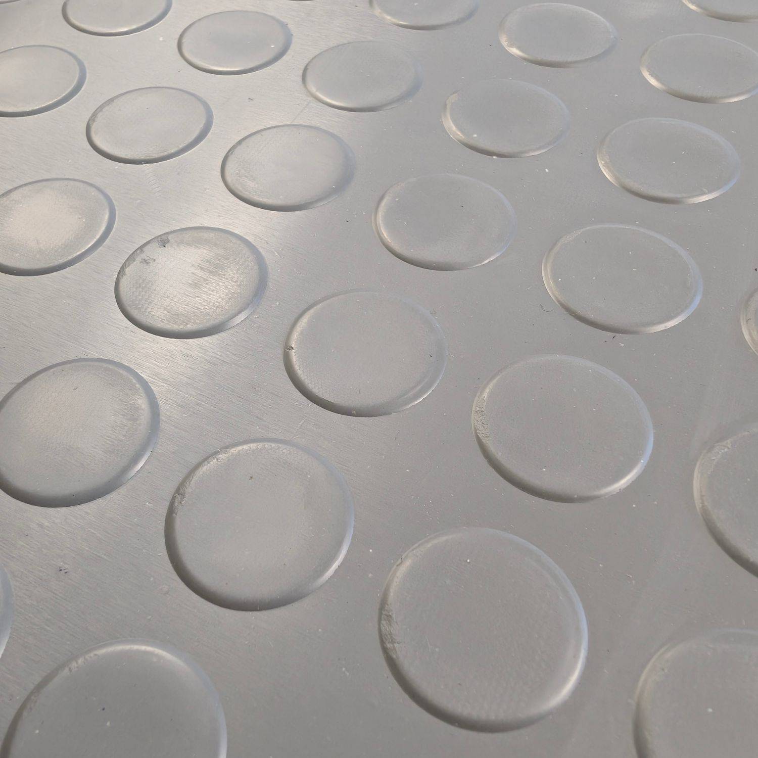 Ark Mat Grey 3mm Thick Coin Rubber Flooring Roll - 1m x 2m - Image 5