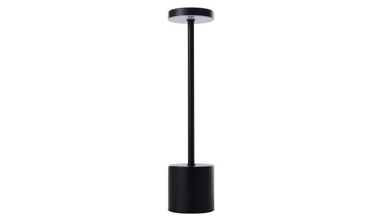 Living and Home Black LED Table Lamp