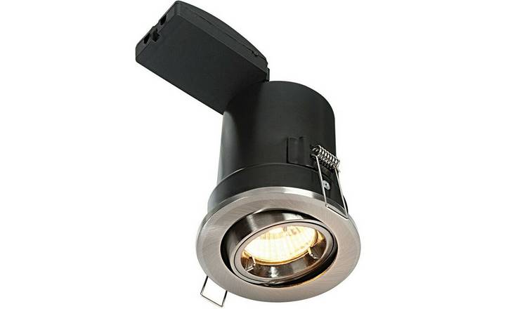 Loops Direct Shieldplus Die Cast Aluminium Downlight - Nickel