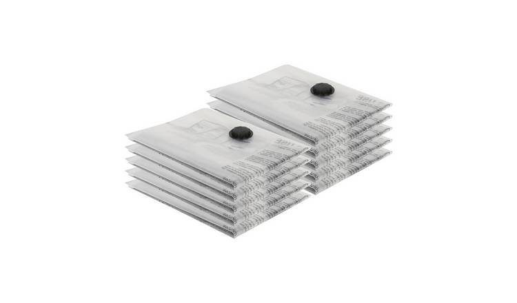 Harbour Housewares Vacuum Storage Bags - Large (60 x 80cm) - Grey - Pack of 10