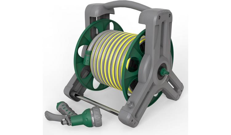 Greenera Garden Hose Reel with 2-in-1 Mounting - 25m