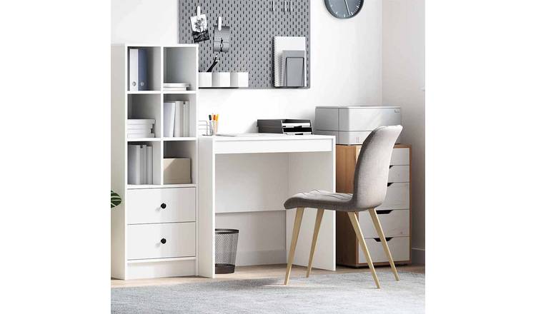 Walplus Engineered Wood Desk - White - 80 x 50 x 76 cm