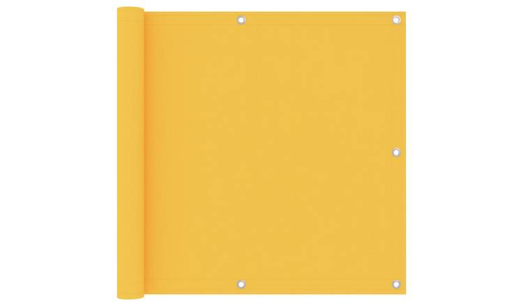 Walplus Polyester Oxford Balcony Screen - Yellow - 90 x 500 cm