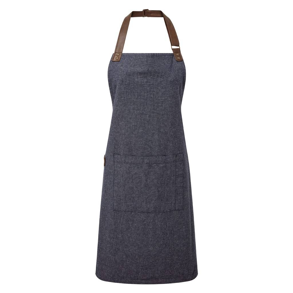 Premier Adults Unisex Annex Bib Apron - Navy - Image 1