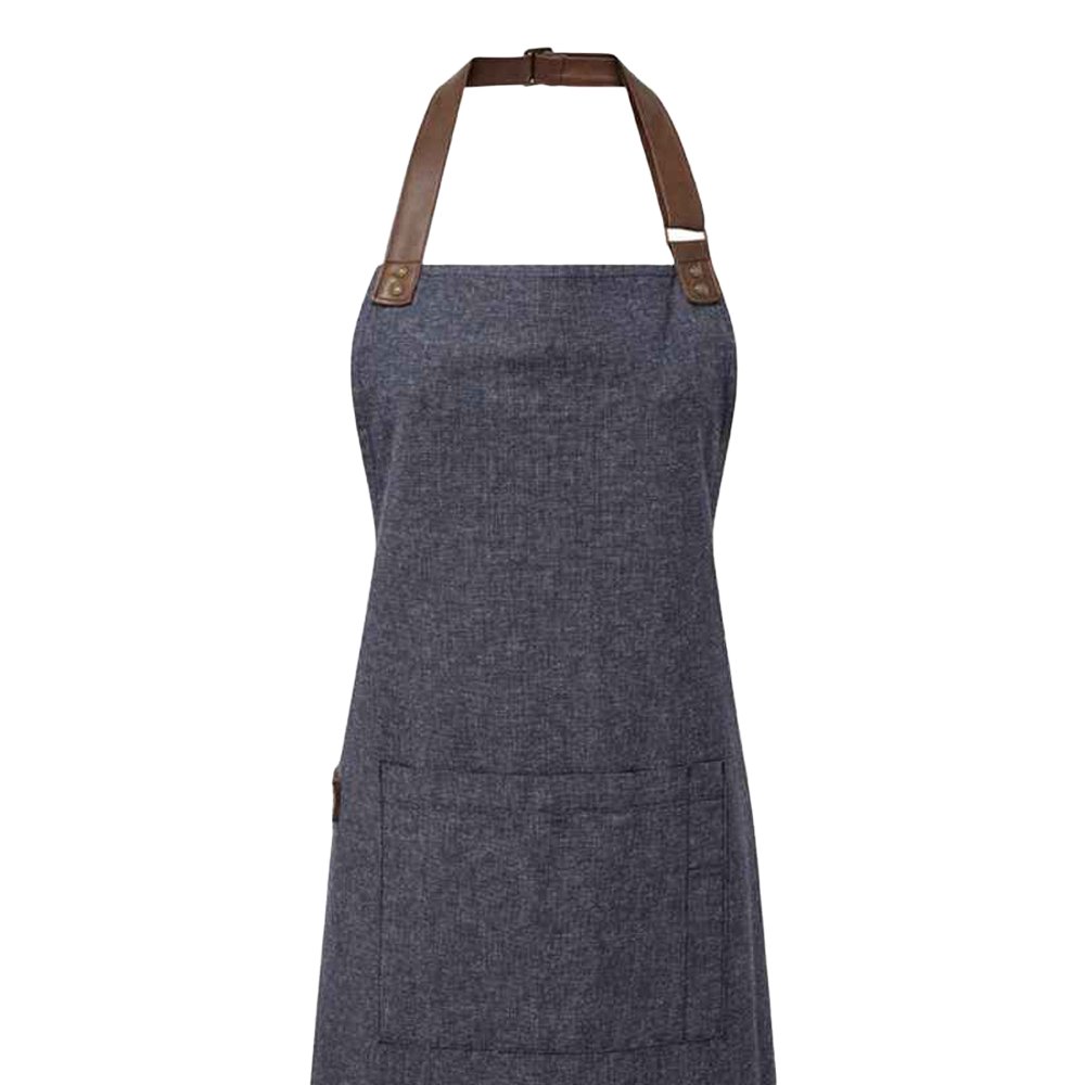 Premier Adults Unisex Annex Bib Apron - Navy - Image 2