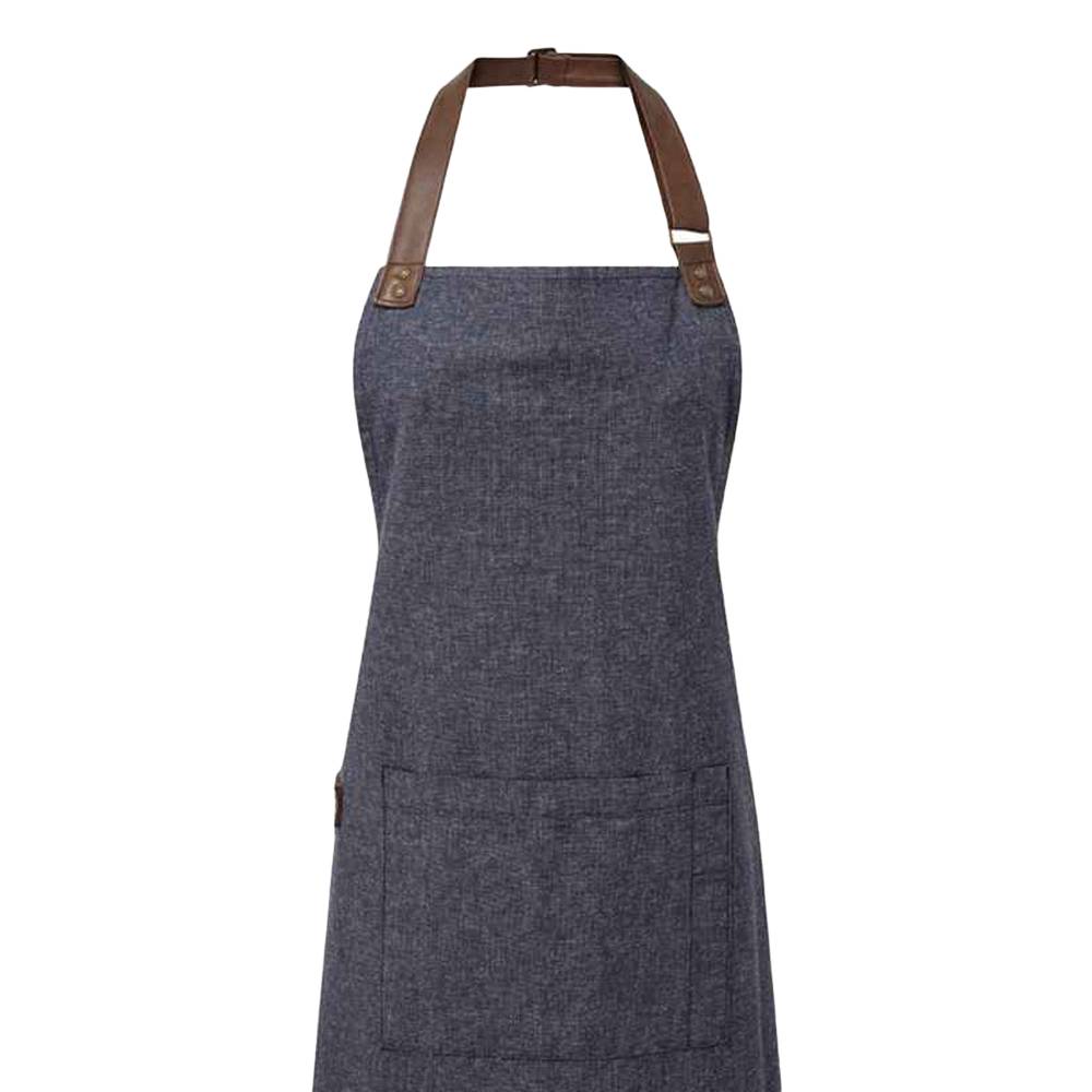 Premier Adults Unisex Annex Bib Apron - Navy - Image 2