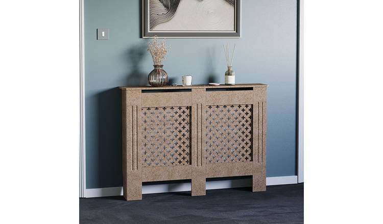 Vida Designs Oxford Medium Radiator Cover - Brown