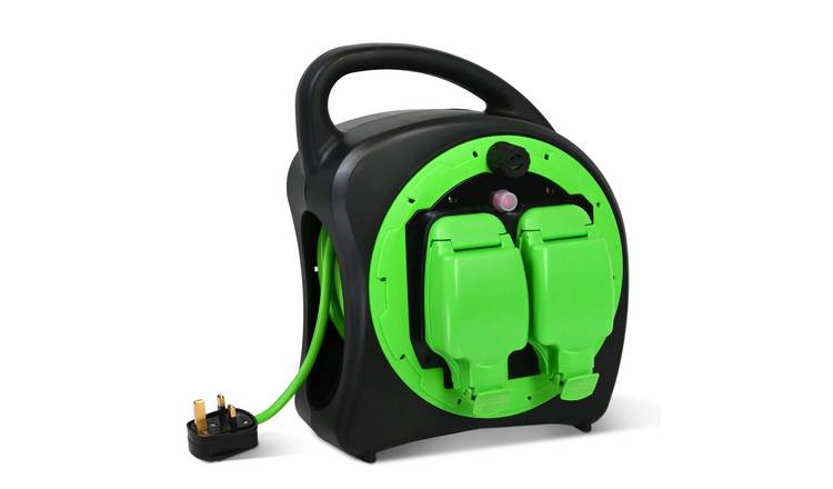 Desiretech Outdoor IP54 2 Socket Cable Reel - 20 Metre