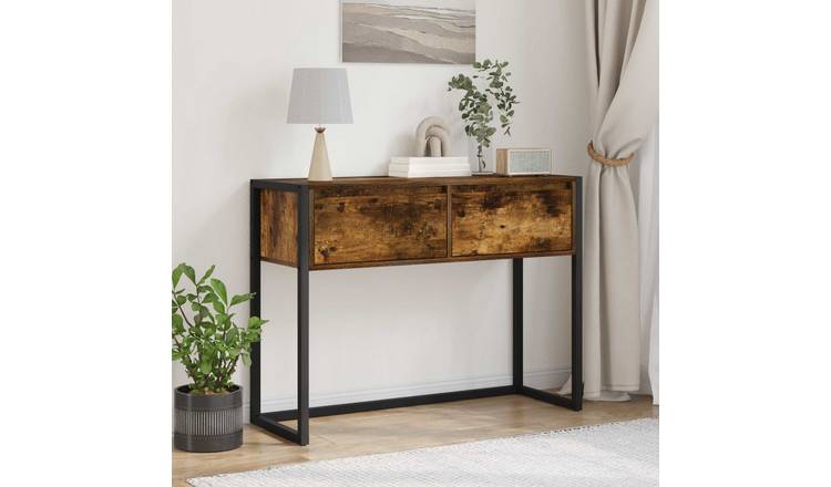 Walplus Pack of 2 Wall Mounted Bedside Table - White - 34.5 x 33 x 40 cm