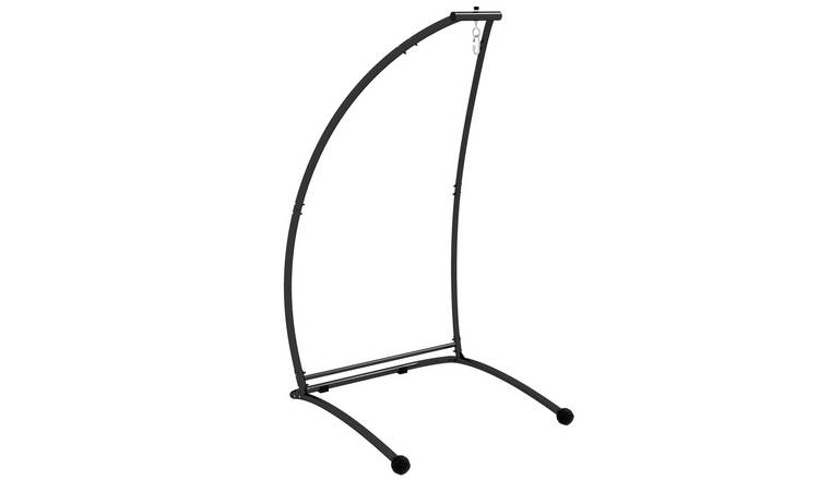 Outsunny Metal Outdoor Hammock Chair Stand - Black