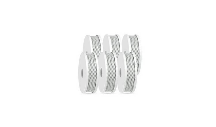 Tappwater Pack of 6 EcoPro Compact Water Filter refills - White