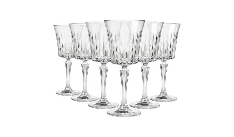RCR Timeless Crystal Red Wine Glasses 300ml - Pack of 6