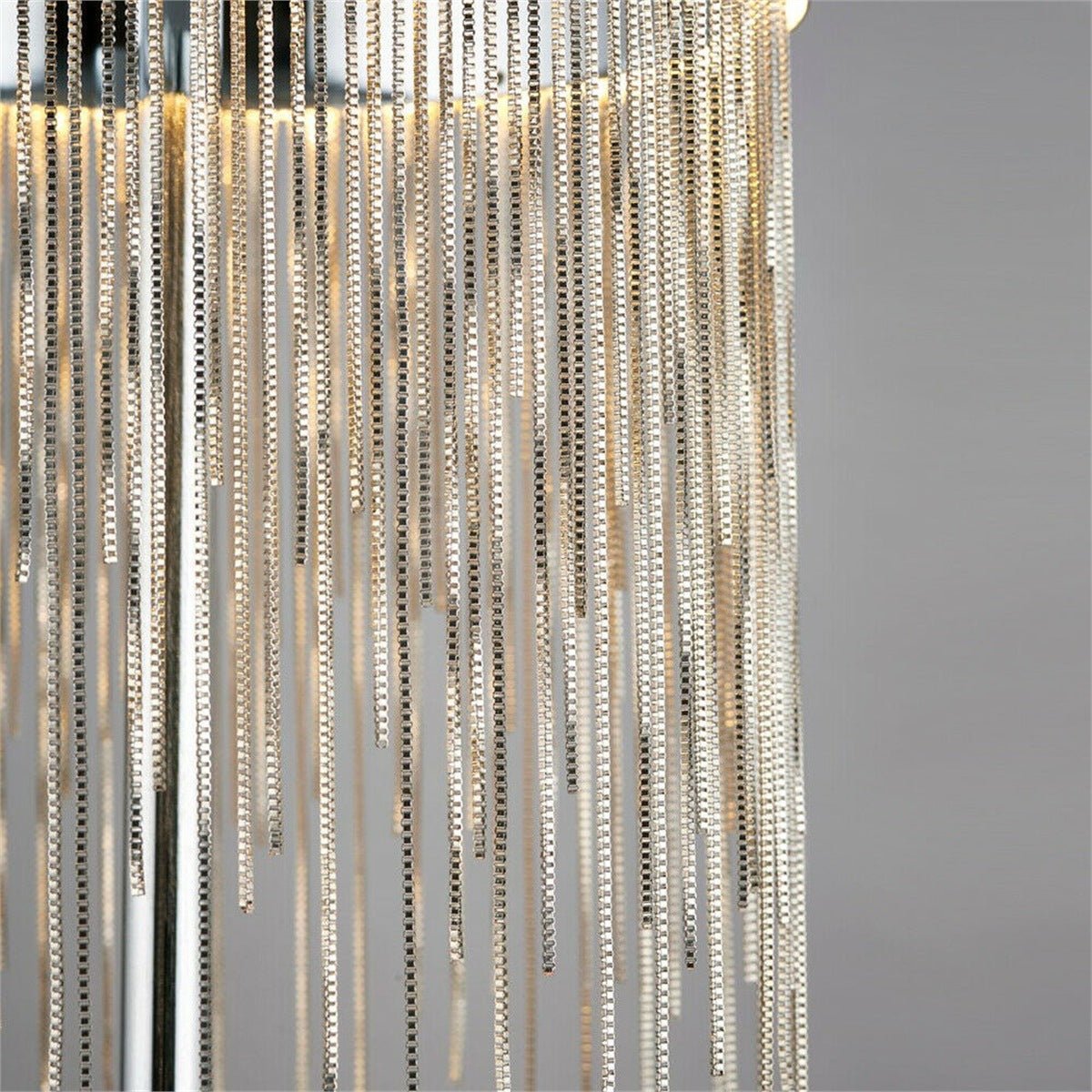 Loops Direct Steel Table Lamp LED Module - Chrome Plate and Silver Effect Chain - Image 3