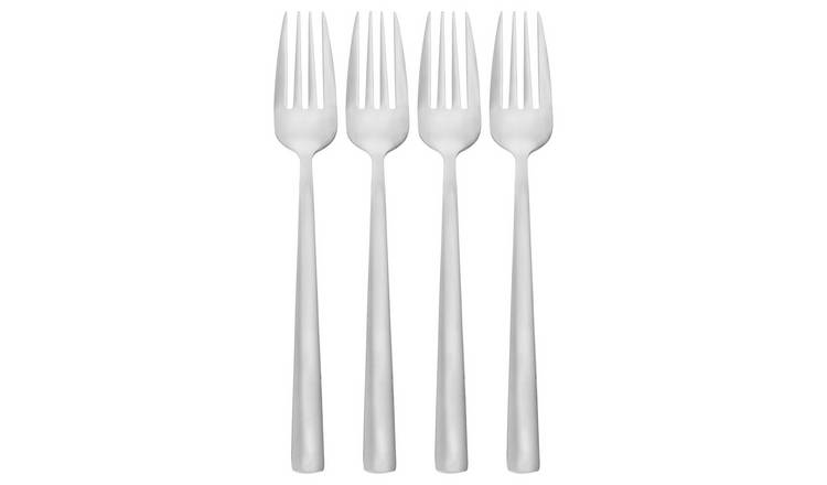 Argon Tableware Tondo 18/0 Stainless Steel Dinner Forks - Silver - Pack of 12