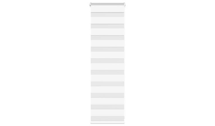 Walplus Polyester Zebra Roller Blind - White - 40 x 100 cm