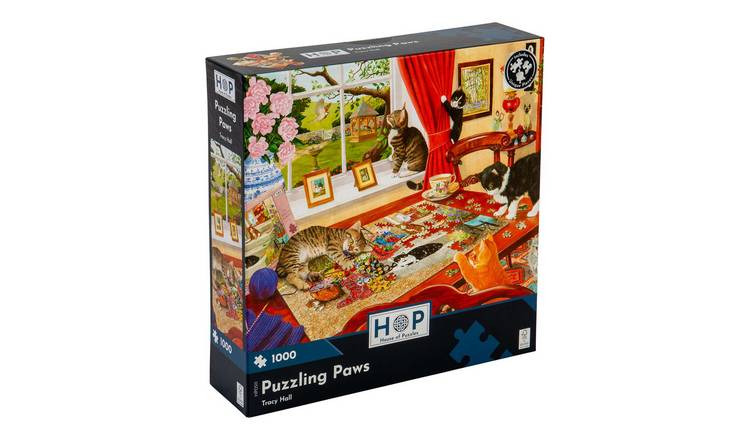 The House of Puzzles Puzzling Paws 1000 Piece Jigsaw Puzzle