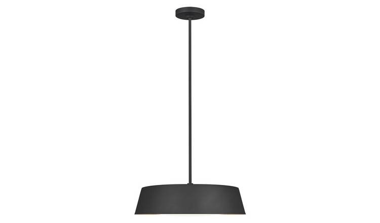 Elstead Asher 5 Arm Pendant Light - Midnight Black